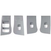 Car Window Glass Lift Switch Panel Cover Grey LHD--