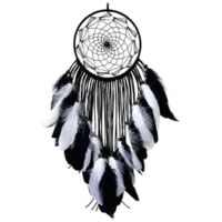 Dream Catcher Handmade Traditional Feather Dreamcatcher for Decor-C--