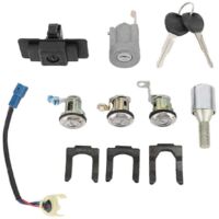 Car Full Lock Cylinder Key Set MR259111 Replacement--