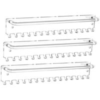 Hanging Jewelry Organizer- Modern Acrylic Necklace Holder-Transparent-