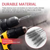 6 Pcs Wire Brushes for Drill,Stainless Steel Small Wire Brush--