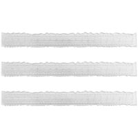3 Pieces 8.4 Inches Metal Irregular Edges Ruler for Card Making Tools--