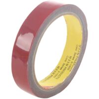 Strong Permanent Double Sided Foam Tape Roll, Red 20MM--