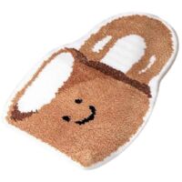Bedroom Rug Non- Bathroom Floor Mat Room Decor,Coffee Color,L--