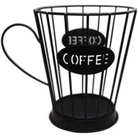 Coffee Pods Holder Coffee Capsules Basket for Espresso Capsules-Black--