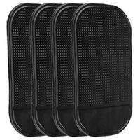 4 PCs Black Anti Mat Car Dashboard--