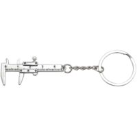 Useful Mini Vernier Caliper Tool Pendant Slides Key Chain 10CM--