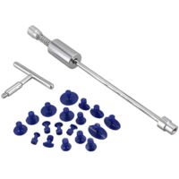 Repair Hail Removal T Bar Slide Hammer+18pcs Glue Puller--