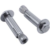 M6x40mm Repair Part Hex Head Sleeve Expansion Bolt Anchor Screws 5pcs--