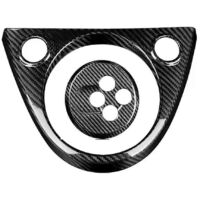 Sticker Automatic Car Gear Shift Frame Trim for Abarth 595 695-Carbon Fiber-