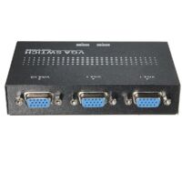 2 In 1 Out VGA 2 PORTE a monitor two sources MANUAL SWITCH SPLITTER--