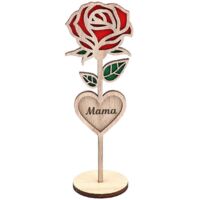 Wood Mama Rose Mom Gifts Rose, for Her and Best Mother Roses--