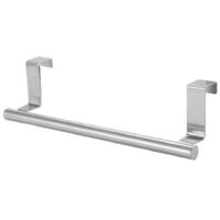 Towel Bar Hanging Holder Door Punching Free Rack Primary Color L--