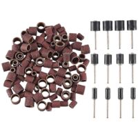 132 Pieces Drum Sander Set with Free Box for Rotary Tool--