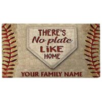 Outdoor Entrance Thickened Baseball Doormat Non-Slip Front Door Mat C--