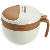 Boîte à lunch isotherme à compartiments remplis d'eau pour nouilles instantanées A--