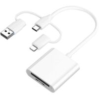 Lecteur de cartes mémoire pour connecteur USB 2.0 USB-C