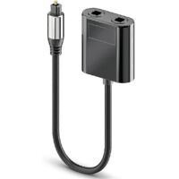 Adaptateur de câble répartiteur audio numérique à fibre optique TV--