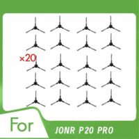 Lot de 20 brosses latérales de rechange pour aspirateur robot à vidage automatique.
