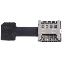 Support de remplacement pour double emplacement de carte SIM Android - Extension de carte SIM moyenne - Micro vers nano