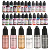 Colorant liquide pour résine époxy, colorant, teinture, encre, diffusion UV, résine colorée concentrée