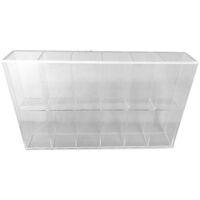 Présentoir en acrylique transparent en plexiglas pour objets de collection, boîte de rangement anti-poussière pour figurines de parfum, poupées et jouets.