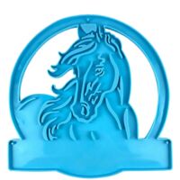 Moule en résine époxy pour tête d'animal, décoration de ferme, plaque de porte, artisanat fait main