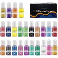 Colorant pour résine époxy (10 ml), idéal pour colorer la résine et la colle.