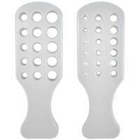 Plaque de traction en plastique, plaque de traction en fil métallique, trous ronds, plaque de traction en métal