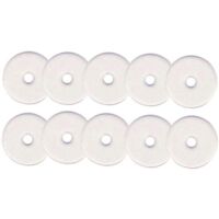 10 disques de cicatrisation anti-hyperplasie pour piercing, anneau de fixation en silicone - A-