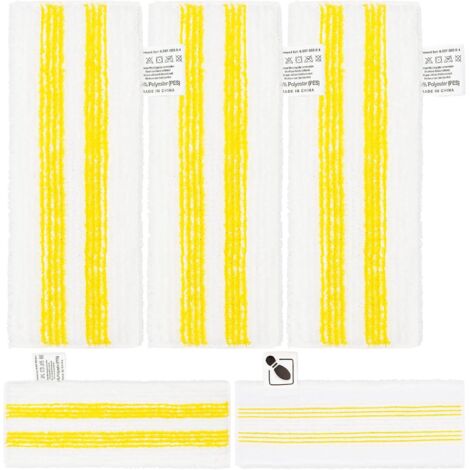 Lot de 3 Lingettes Microfibre à Fermeture Éclair + 3 Recharges pour Balai Éponge - Compatible 6.907.568.0.1 - Lavable et Réutilisable (1/5)