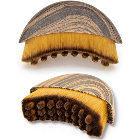 Brosse de massage lymphatique du visage, dotée d'une conception ergonomique précise pour sculpter le menton et la mâchoire.