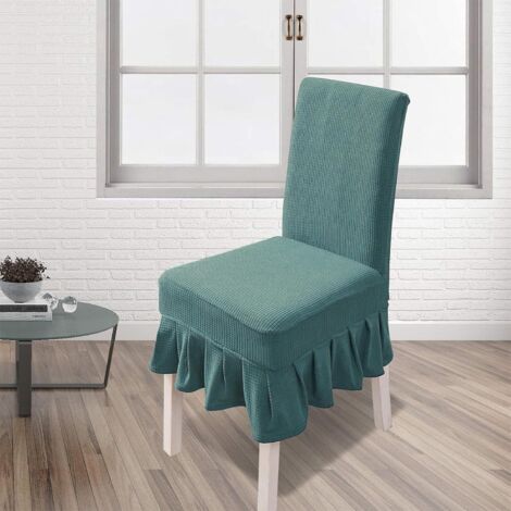 Housses chaises de Salle a Manger Extensibles Housse Chaise Elastique Protege chaises Salle a Manger Housses de Protection chaises Lot (1/5)