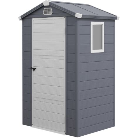 Abri de jardin Outsunny, 1,1 m², avec toit en pente, 133 x 102 x 180/208 cm (1/5)