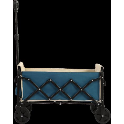 Chariot de plage pliable, léger et portable, robuste, avec roues - un chariot polyvalent d'extérieur adapté aux courses, au camping, au shopping, au sport, au jardinage, (1/5)