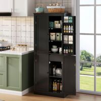 Meuble de rangement 182x40x75 cm, sideboard avec tiroir et 2 portes, idéal pour cuisine, salle à manger et salon.