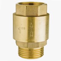 Ribiland – Clapet anti-retour en laiton 1'' (26 x 34 mm) – Filetage plomberie pour systèmes d'irrigation – Prévention reflux d'eau
