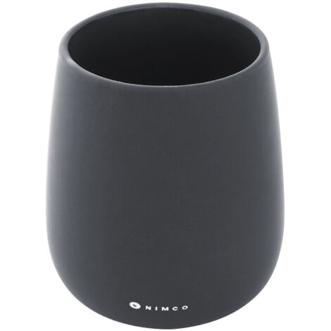 Nimco Tabo gobelet à brosse à dents en céramique noir mat TA 3158-90 (1/4)
