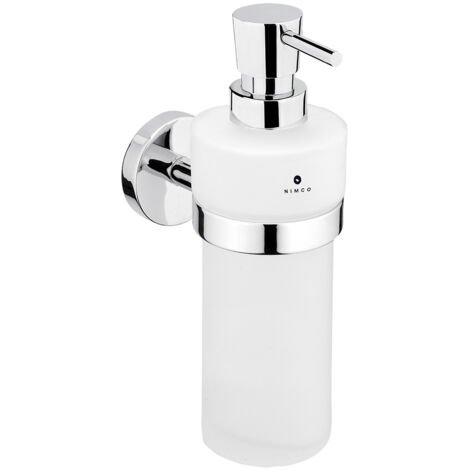 Nimco Unix Wall Mounted Liquid Soap Dispenser Glass UN 13031W-T-26 (1/3)
