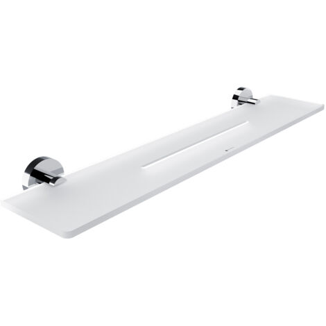 Nimco Unix étagère de salle de bain avec trous, chrome, 60 cm UN X460-26 (1/3)