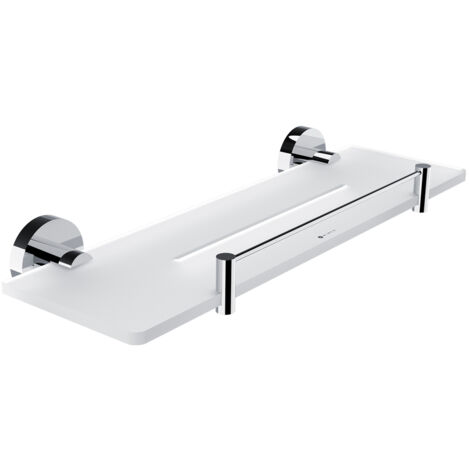 Nimco Unix étagère de salle de bain avec cadre, chrome, 40 cm UN X440-X-26 (1/2)