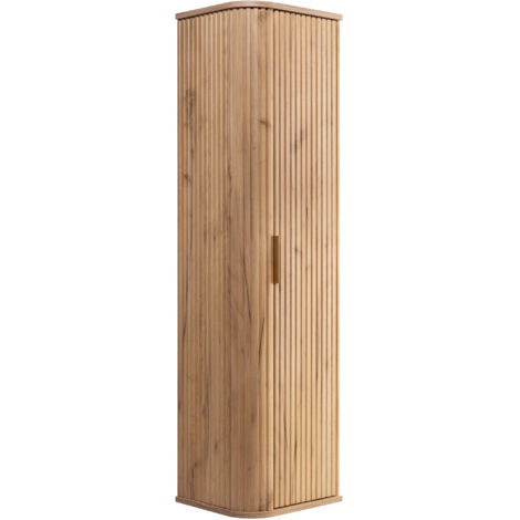 Meuble colonne suspendu de salle de bain GLAMOUR CHÊNE CRAFT D'OR  139 cm