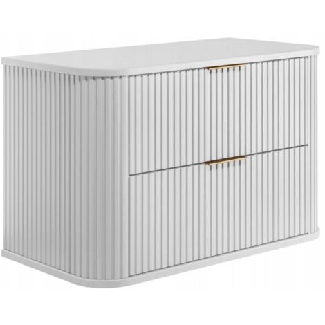Meuble sous vasque à suspendre GLAMOUR BLANC 80 cm