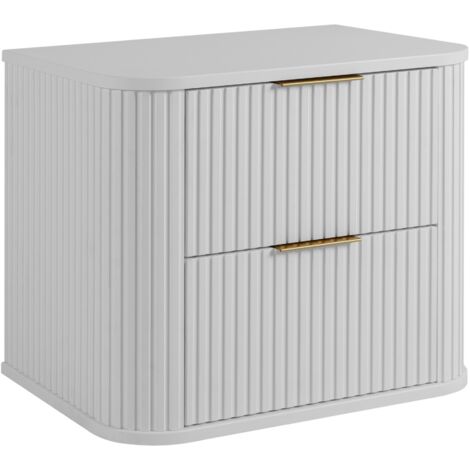 Meuble sous vasque à suspendre GLAMOUR BLANC 60 cm