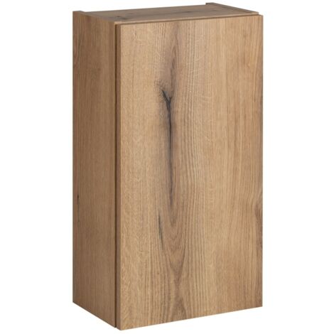 Meuble haut de salle de bain à suspendre NOVA OAK en chêne 30 x 57 cm (1/5)