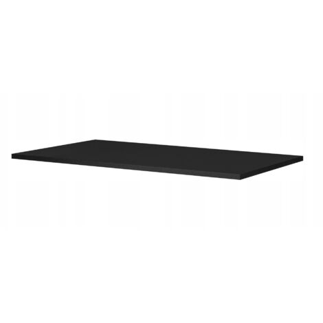 Furnidea - Plan de travail pour meuble de salle de bain VENA FLOW noir mat 80 cm