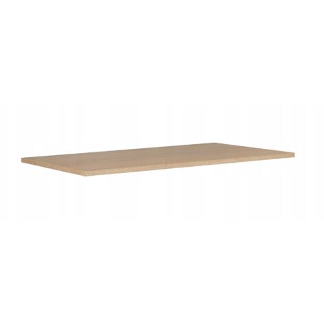 Furnidea - Plan de travail pour meuble de salle de bain SIMPLE en chêne clair 120 cm (1/4)