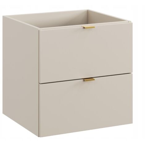 Meuble sous vasque suspendu DALIA cachemire 50 cm