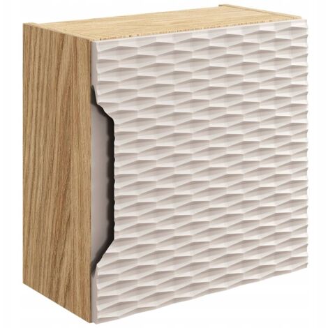 Meuble de rangement de salle de bain à suspendre OCEAN beige 35 x 35 cm (1/4)