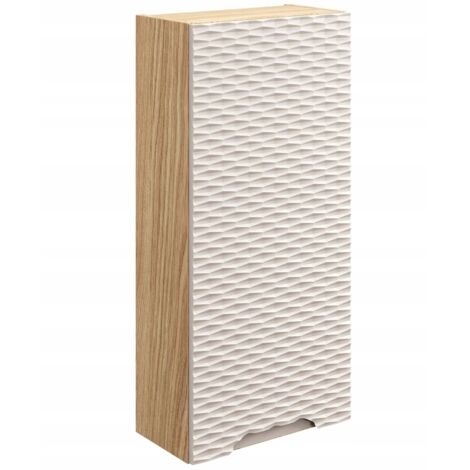 Meuble de rangement de salle de bain à suspendre OCEAN beige 35 x 75 cm (1/5)